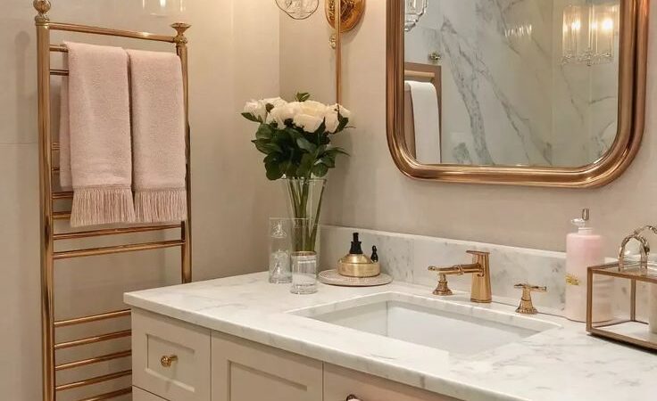 Elevated Feminine Bathroom