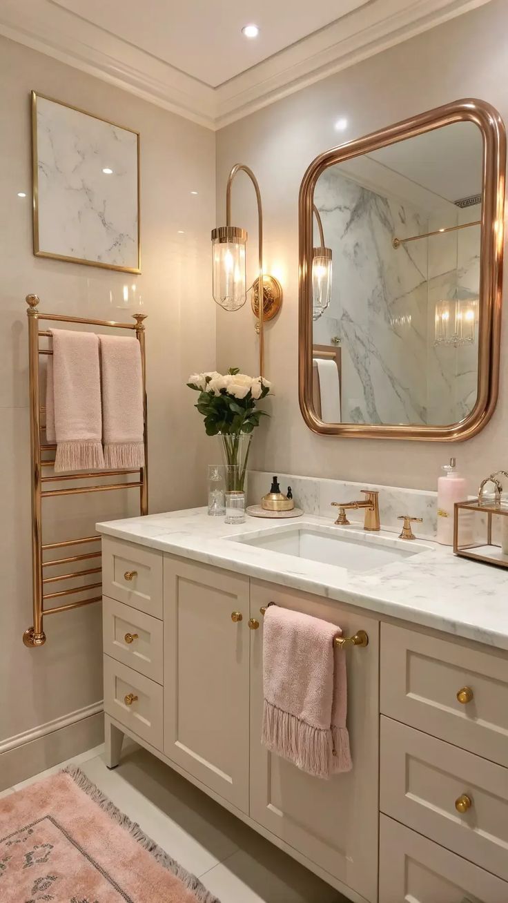 Elevated Feminine Bathroom